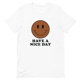 Have A Nice Day T-Shirt - Brown & Black